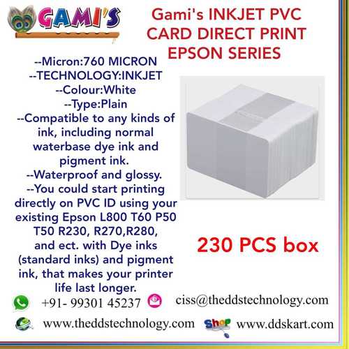 Epson Pvc Card Traders