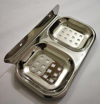 SS Double Soap Dish