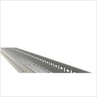 Perforated Cable Tray - Metal Construction, Customized Size, Gray Finish | 2-year Warranty, Powder Coated, Durable For Industrial Applications