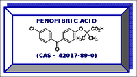 FENOFIBRIC ACID (CAS-42017-89-0)
