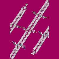 Imitation Silver Anklets