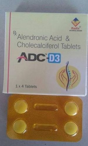 Alendronic Acid 70 mg & Cholecalciferol 70 mcg Tablet