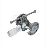 Ptfe Lined Sampling Valve Application: Industrial