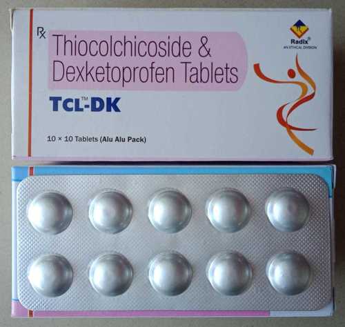 Thiocolchicoside 4 mg & Dexketoprofen 25 mg