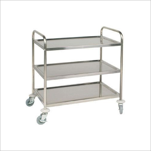 Stainless Steel Hospital Trolley
