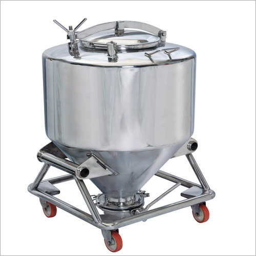 Silver Stainless Steel Ipc Container