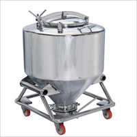 Silver Stainless Steel Ipc Container