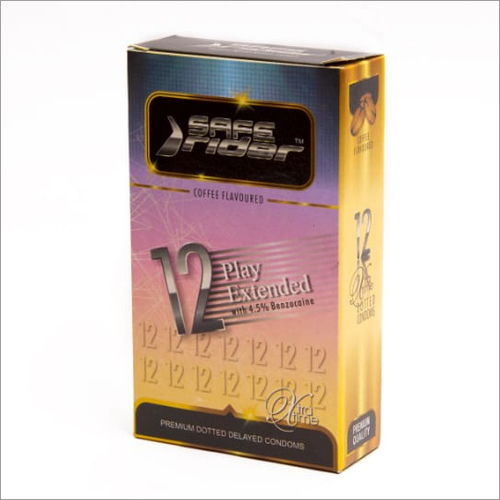 Coffee Flavoured Premium Dotted Condom Size: Standard