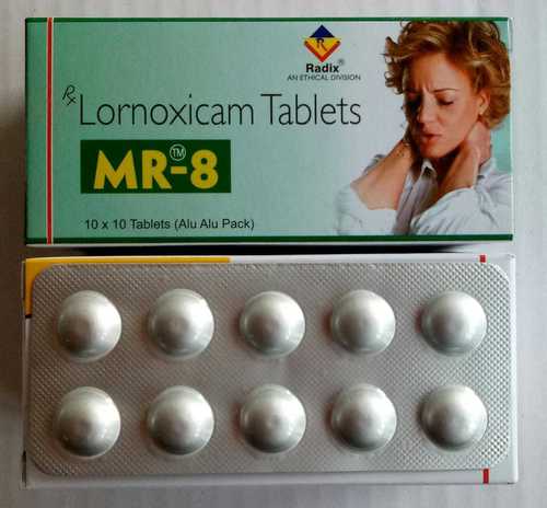 Lornoxicam 4 Mg, 8 Mg & 16 Mg General Medicines
