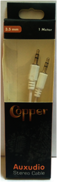 Copper Auxiliary Stereo Cable