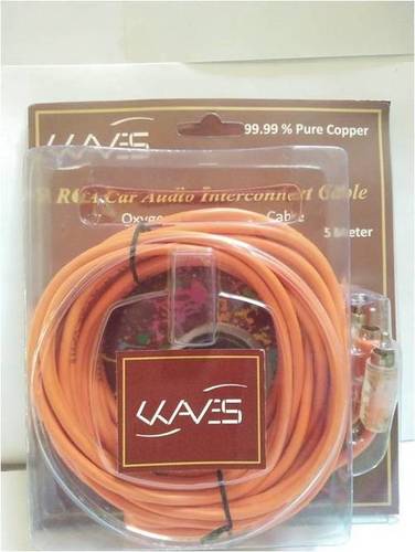 RCA Car Audio Interconnect Cable By WAVES TECHNOLOGY