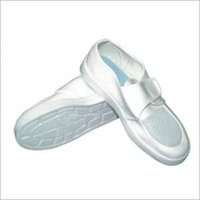 Esd Shoes With Velcro - Color: White