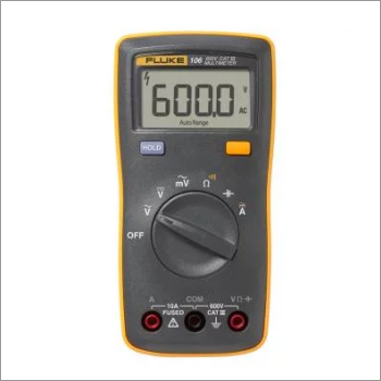 Palm Sized Digital Multimeter - Plastic Build, 550 Grams, Black & Yellow Design | Digital Display, Battery Operated