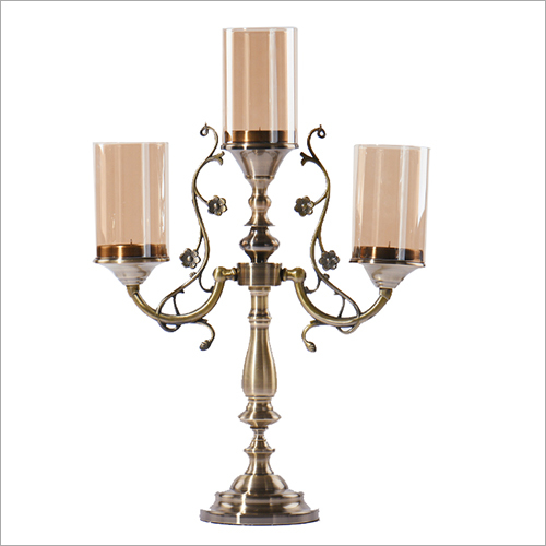 Brass Three Candle Stand