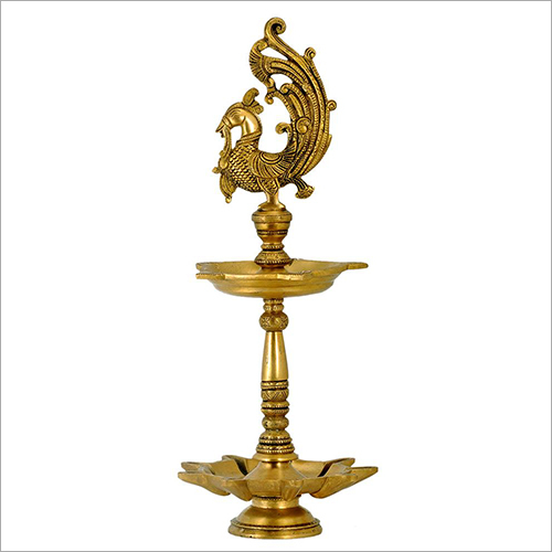 Handcrafted Brass Oil Lamp