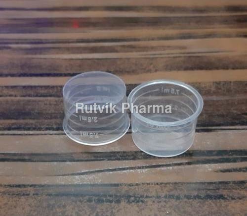 Pharma Plastic Mesuring  Cup Hardness: Rigid