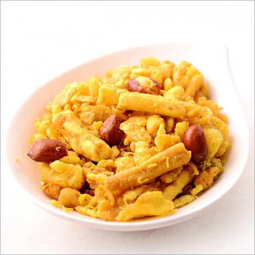 Navratan Mixture Namkeen - Gram Pulse Flour, Rice Flakes | Crunchy Snack with Salty & Spicy Taste, 3-Month Shelf Life