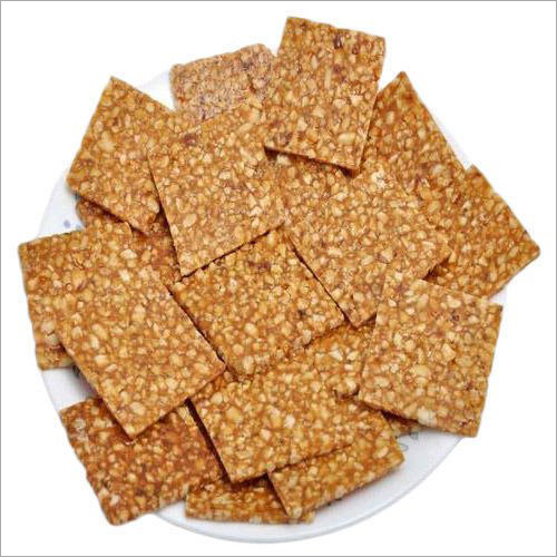 Groundnut Chikki - Gud & Dry Fruit Combination | Sweet Taste, 2 Months Shelf Life, Food-Grade Packaging