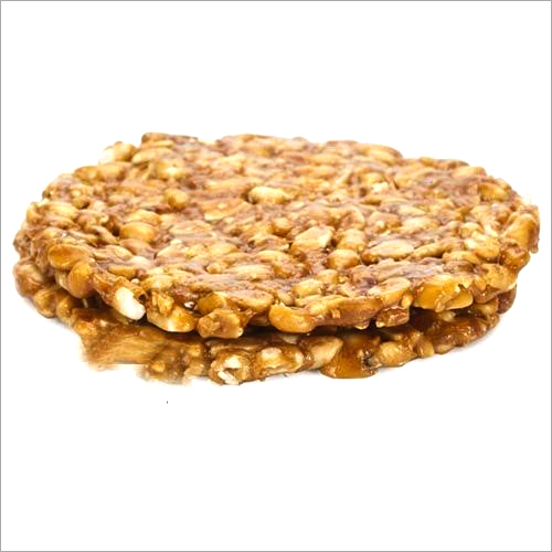 250GM Jaggery Chikki - Jaggery & Peanuts, Sweet Taste, Hygienically Prepared in Food-Grade Processing Division, Perfect Winter Treat