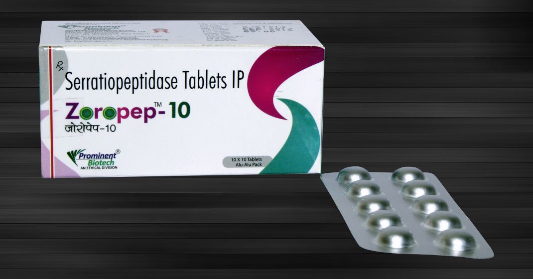 Serratiopeptidase 10 mg