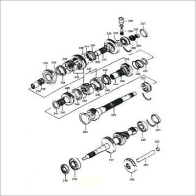 GEAR SPEEDOMETER DRIUVEN