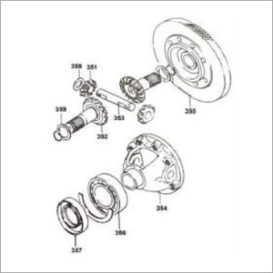 Mechanical Automotive Pinion Differential - Color: Metallic