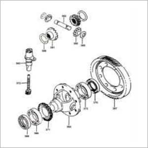 Automotive Pinion Differential - Color: Metallic