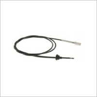 Speedometer Cable - Rubber And Metal, Customizable Size, Black | Plug-in, Analog Display, Corrosion Resistant, Pre-lubricated, Mechanical, 50000 Km Life