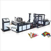 Automatic D Cut And W Cut Non Woven Bag Making Machine