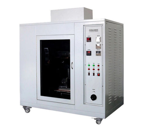 AC 220V 50Hz Plastic Testing Machine , Polycarbonate Glow Wire Measuring Device