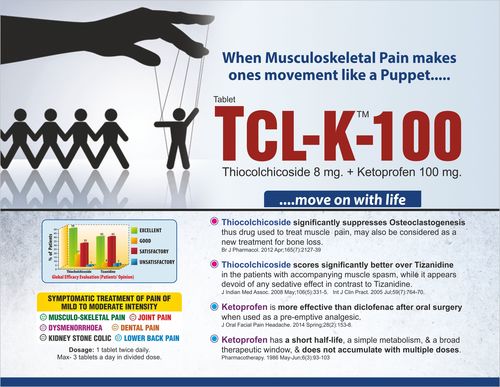 Thiocolchicoside 8 Mg & Ketoprofen 100 Mg