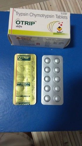 Trypsin-Chymotrypsin 1.00 Lac Units General Medicines