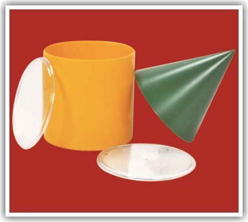 Volume Relation between Cone and Cylinder