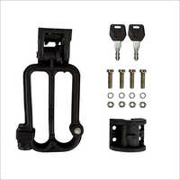 Pvc And Metal W Shaped Helmet Lock