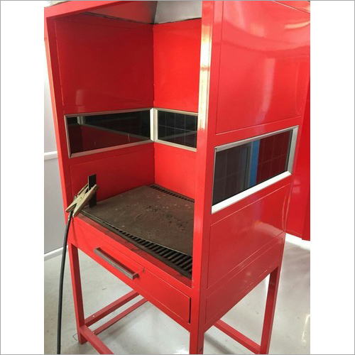 Red Welding And Brazing Booth