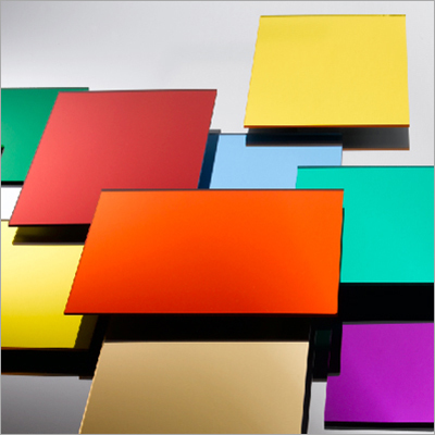 Coloured Mirror - Selected Float Glass, Customized Size & Thickness | Available in Various Colors, Scratch & Moisture Resistant, Elegant Wall Decor
