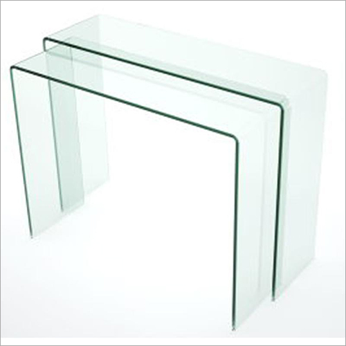 Transparent 90 Degree Bend Glass