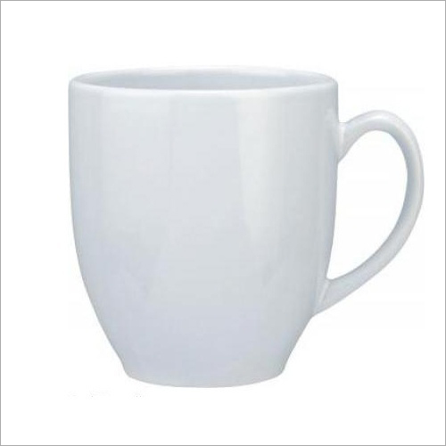Promotional Plain Ceramic Cup - Premium Grade Ceramic, Custom Size, White Color - Lightweight, Heat Resistant, Excellent Insulation, Ideal for Hot Beverages