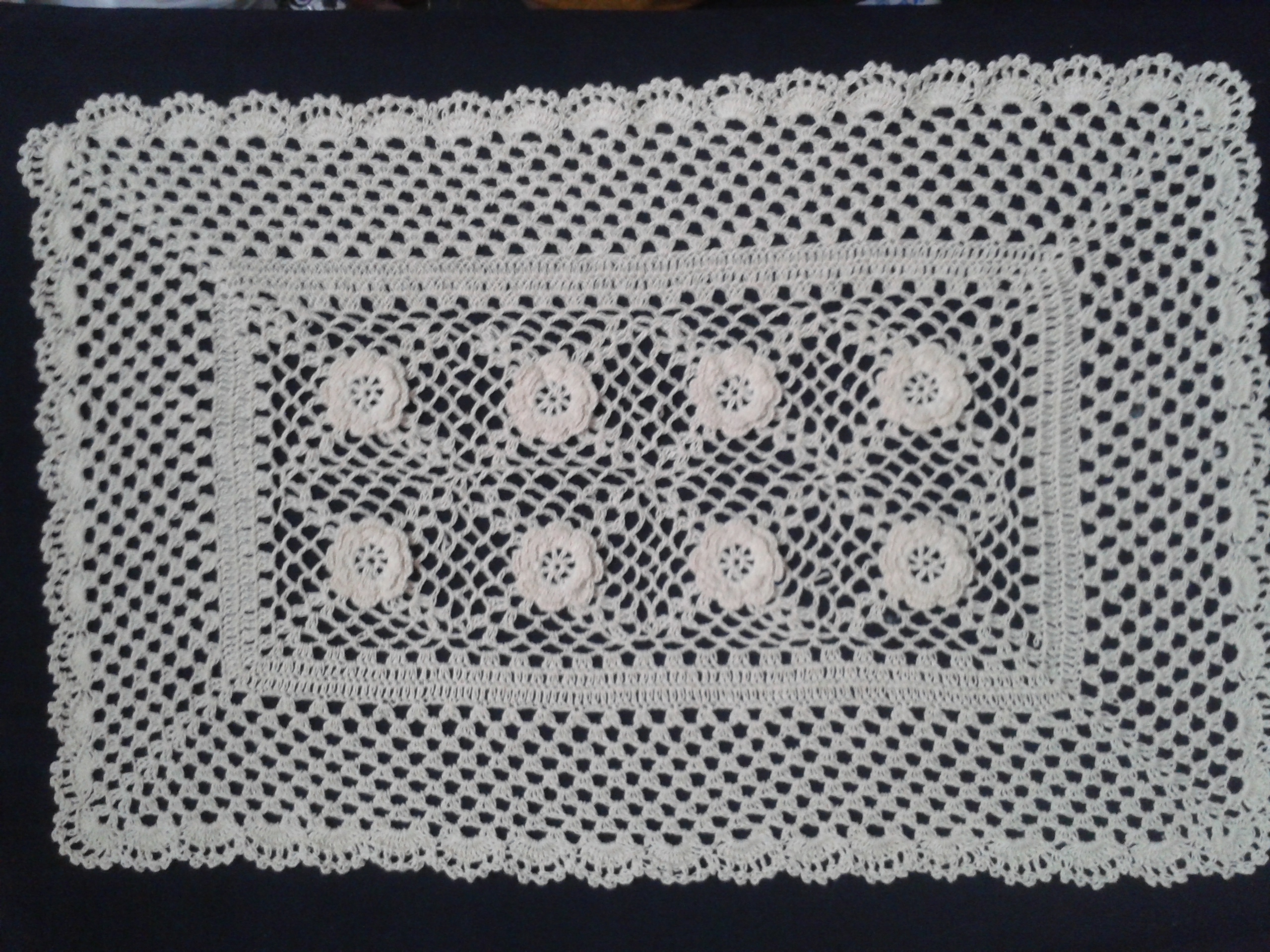 Handmade Crochet Table Runner