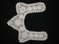 Hand crochet neck collars