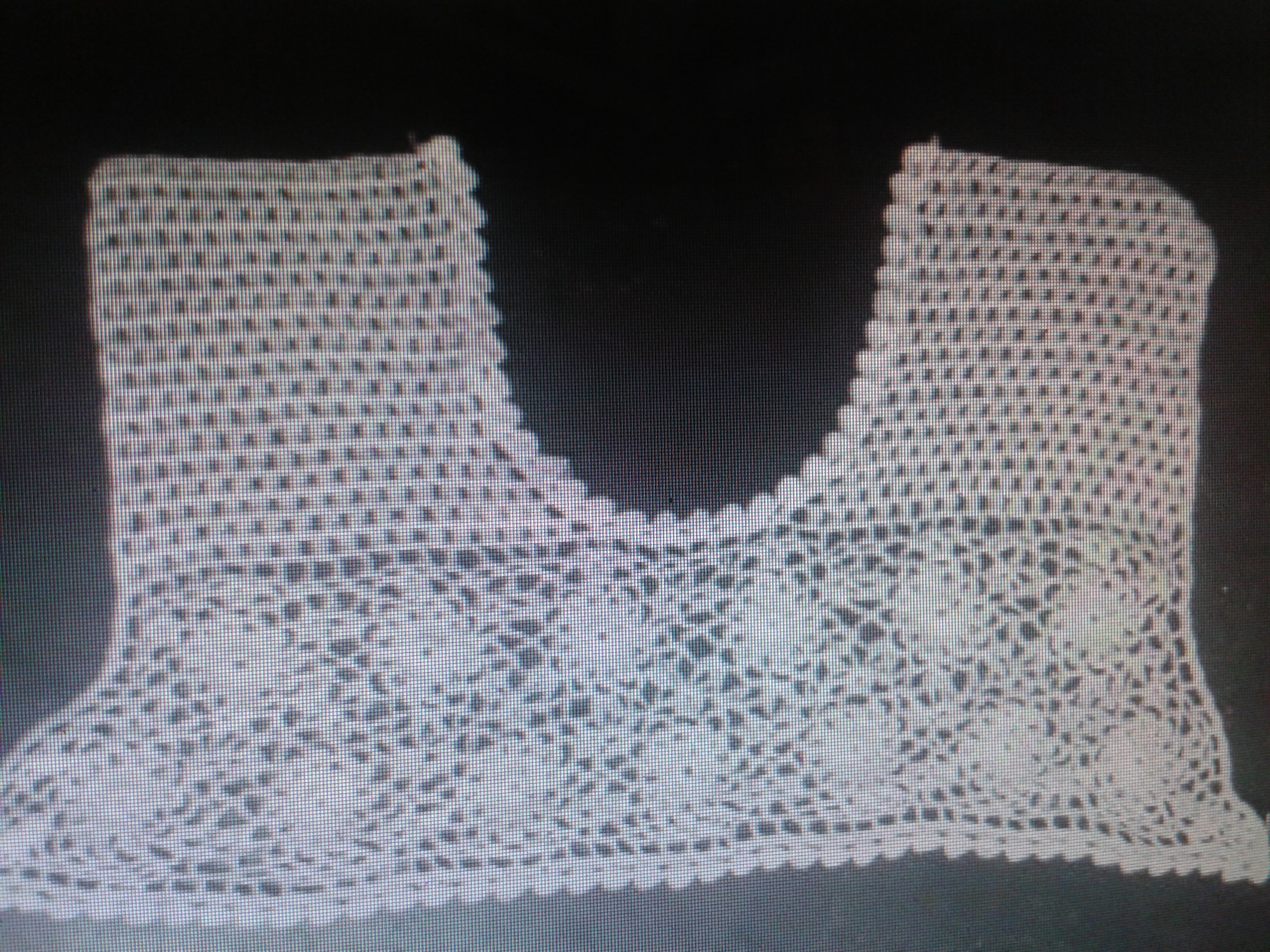 Hand crochet neck collars