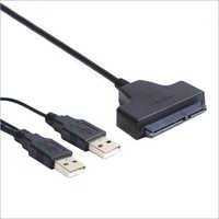Usb To Sata Cable - Black, 1 M Length | Usb 2.0 Interface, Ideal For Connecting Sata Devices To Usb Enabled Computers For Data Transfer And Backup