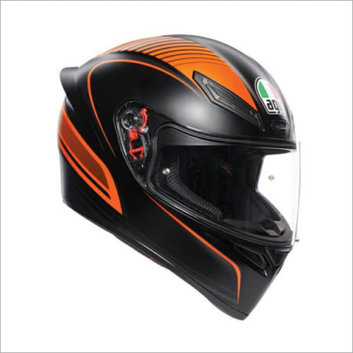 Multi Warmup Matt Black Orange Full Face Helmet - Multicolor, Available in All Sizes | Full Face Motorcycle Riding Safety Gear