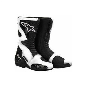 Alpinestars Black White Riding Boots