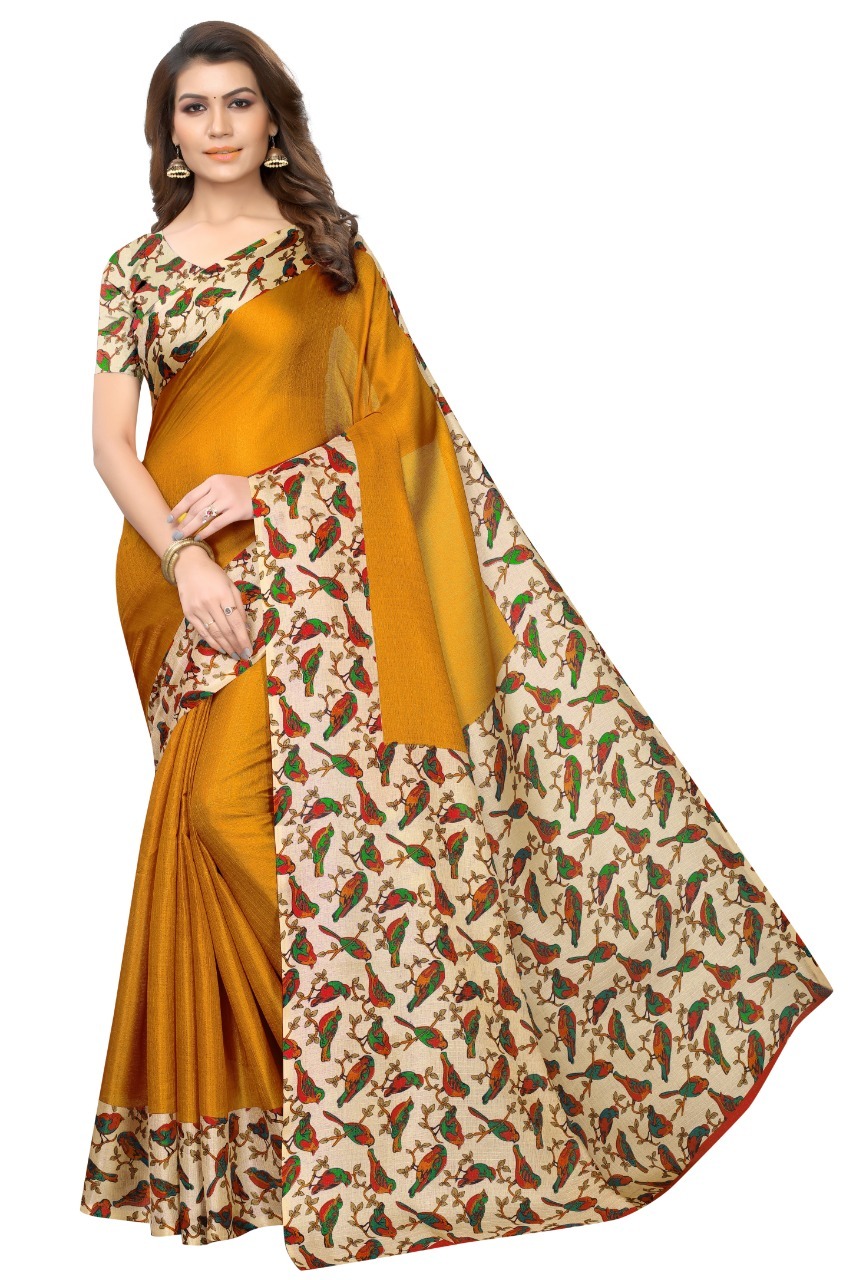 New Designer Kalamkari Silk Saree