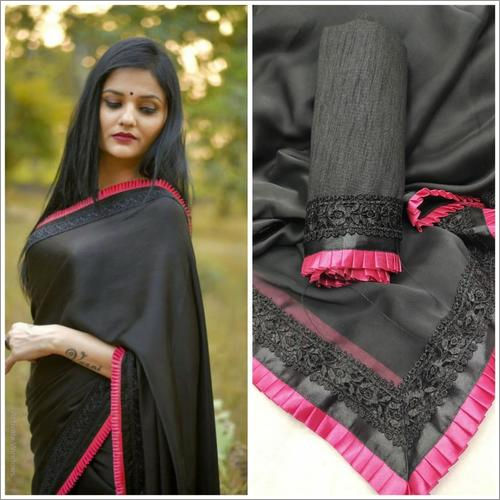 Summer Design Black Beauty Georgette Saree