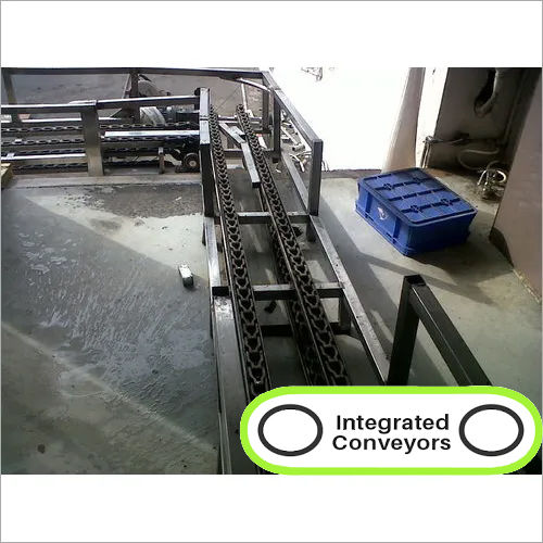 Gray Table Top Chain Conveyor