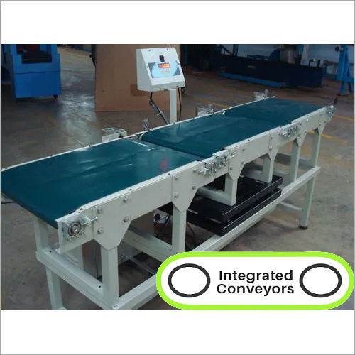 Gray Checkweigher Belt Conveyor