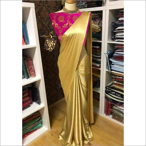 Designer Satin Saree