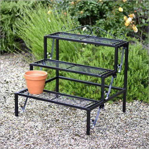 Paint Coated 3 Tier Planter Rack